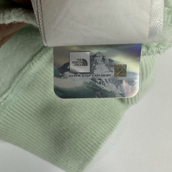 The North Face Women’s Mint Green Half Dome Hooded Long Sleeve Sweatshirt L/C44 - Picture 13 of 16